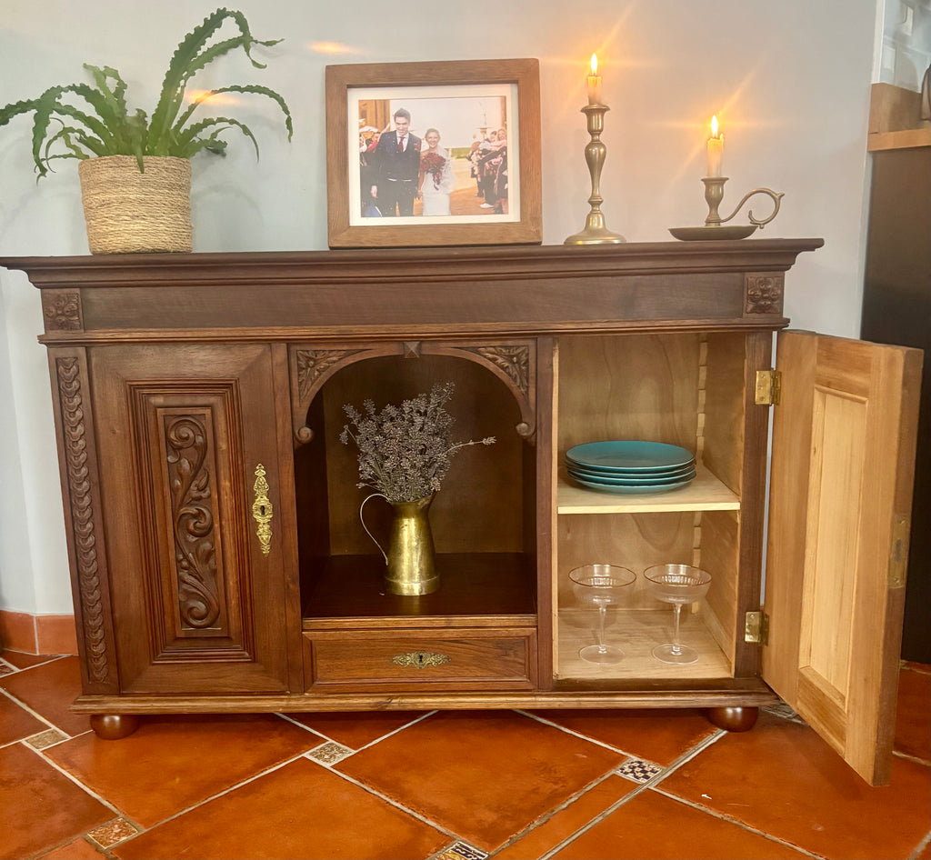 Petit Montreux – Antique Low Sideboard from Geneva, Switzerland