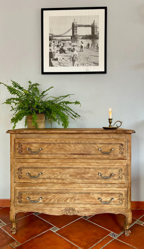 Bernadette - Charming antique commode / Rustic French country side commode  / Farmhouse furniture deco