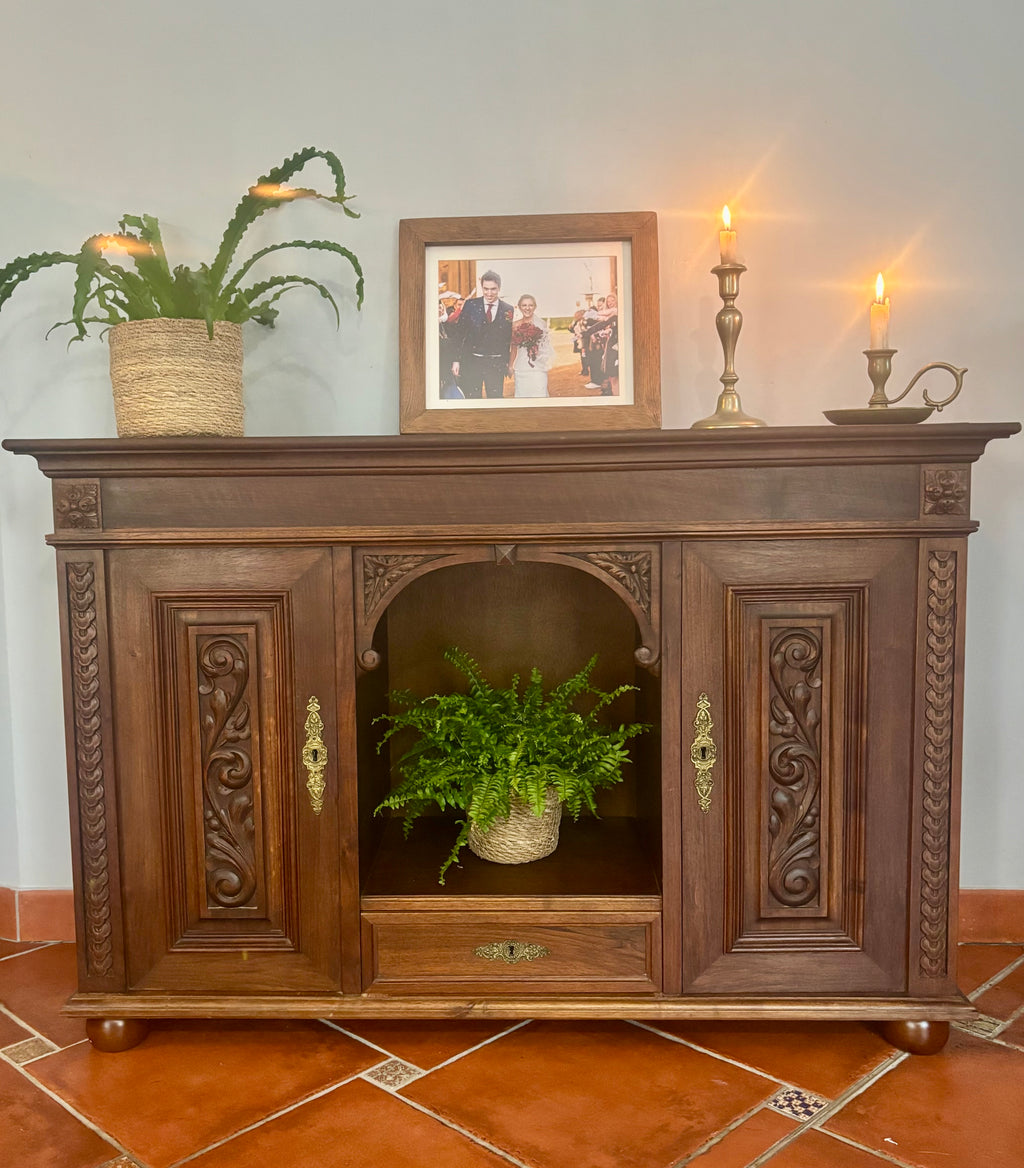Petit Montreux – Antique Low Sideboard from Geneva, Switzerland