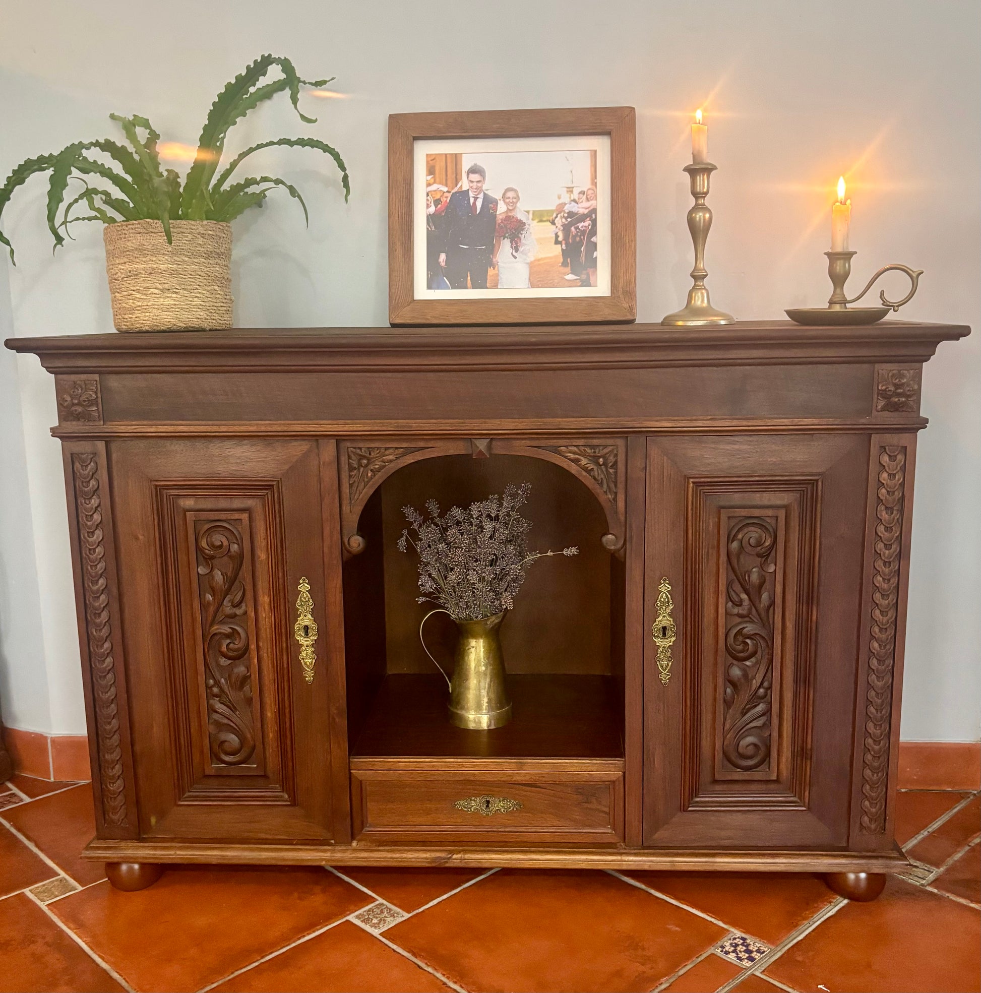 Petit Montreux – Antique Low Sideboard from Geneva, Switzerland