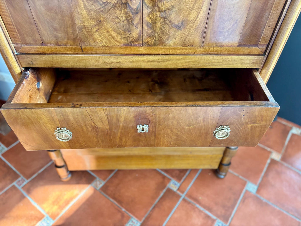 Napoléon - Antique French Empire Secretary Desk - Walnut - 19th Century